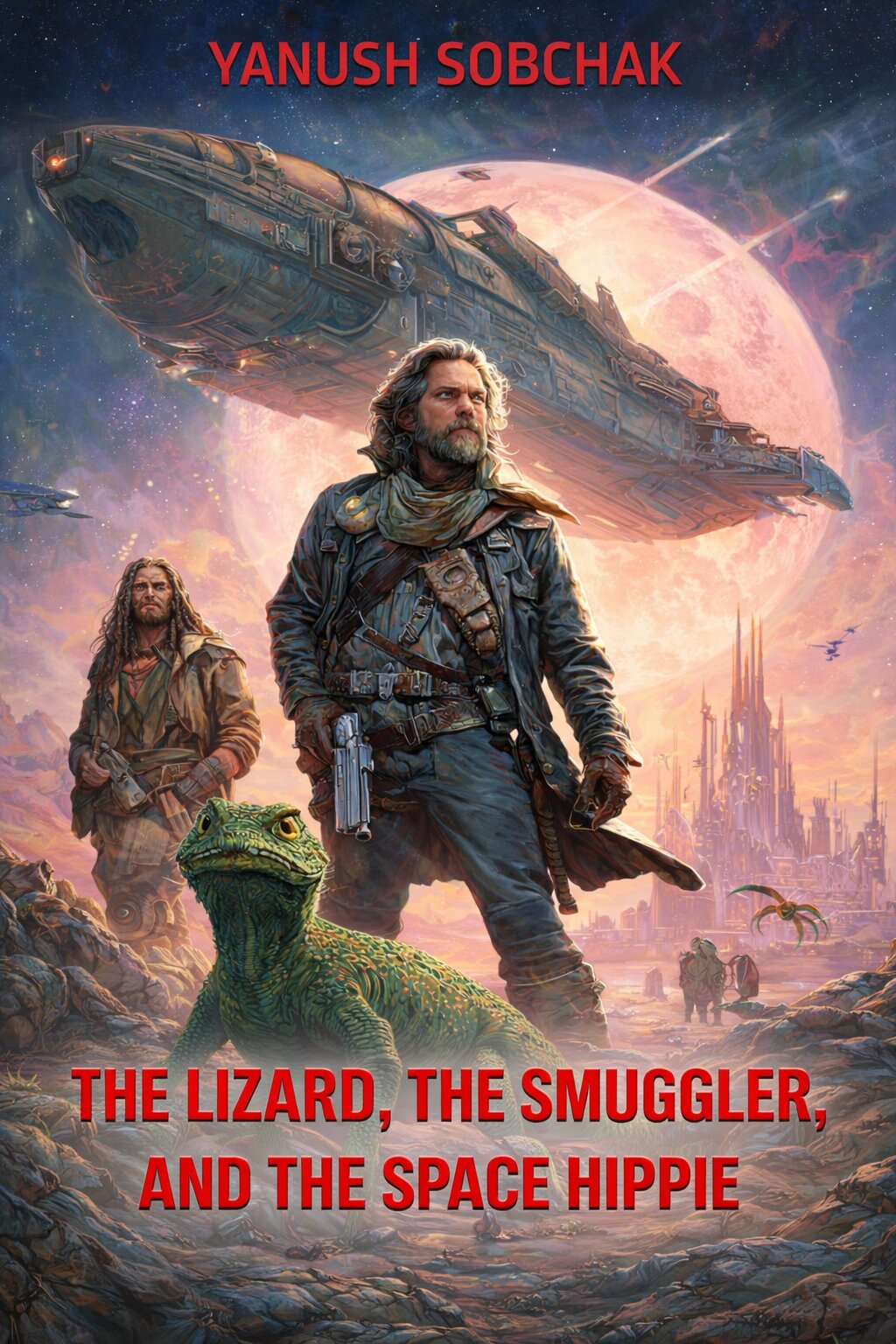 Cover of The Lizard, the Smuggler, and the Space Hippie by Yanush Sobchak